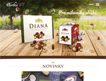 Tablet Screenshot of carlachocolate.com